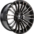 Diewe Presto nero dark machined 8x19 ET25 - LK5/112 ML66.5 Alufelge schwarz