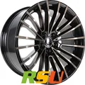 Diewe Presto nero dark machined 8x19" ET25 LK5 112 ML 66.5 Alufelgen 19 Zoll