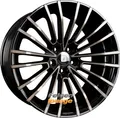 4x DIEWE WHEELS PRESTO NERO DARK MACHINED 8x19 ET25 5x112