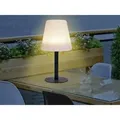 Smartwares - Solar Tischleuchte Outdoor, Per Usb & Solar Aufladbar, Höhe 25cm