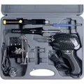 TOOLCRAFT SK 3000 Lötkolben-Set 230 V 100 W Vernickelte Lötspitze inkl. Lötpistole, inkl. Ablage, inkl. Dritte Hand, in