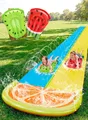 Wasserrutsche 6,85m mit Sprinklern für Kinderfamilien im Garten outdoor Spielzeu