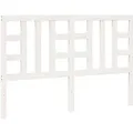 vidaXL Kopfteil Weiß 156x4x100 cm Massivholz Kiefer 817846
