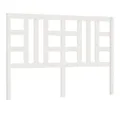 vidaXL Bett Kopfteil Weiß 156x4x100 cm Massivholz Kiefer (1-tlg)