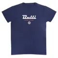 BRISA VW Collection - Volkswagen T-Shirt Unisex-Kurzarm mit T1 Bulli Bus Motiv aus Baumwolle (Bulli Driver/Blau/Größe S)