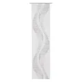 Gözze PIERO Flächenvorhang Gardine Schiebegardine Anthrazit Weiß 60 x 245 cm