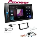 Pioneer Autoradio Bluetooth DAB+ für Volkswagen VW Polo 2009-2014 piano black