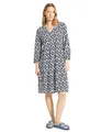 CECIL Damen B143947 Tunika Kleid mit Print, Vanilla White, S