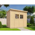Bertilo Holz-Gartenhaus Alster 245 cm x 122 cm Natur FSC®