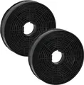 vhbw 2x Aktivkohlefilter kompatibel mit Silverline AF 90, Delta, Kubik, Esty, KUL 1 Dunstabzugshaube - 14 cm