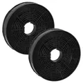 vhbw 2x Filter Aktivkohlefilter kompatibel mit Silverline AF 90, Delta, Esty, KUL 1, Kubik Dunstabzugshaube