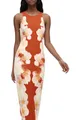 DESIGUAL ABITO LUNGO DONNA ARANCIO
