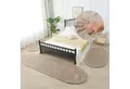 Bruno Banani Hochflor-Bettumrandung Dana Teppich, Kundenliebling, Höhe 30 mm, (3-tlg), unifarben, Mikrofaser, pflegeleicht, Bettvorleger, Schlafzimmer