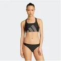 adidas Performance Bustier-Bikini BIG BARS BIKINI-SET MIT C-FÖRMIGEM RÜCKEN schwarz 46
