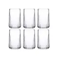 Pasabahce Glas Nova 420522 6-Teilig Kleines Trinkglas Su Bardagi Gläser Wassergläser, 6-tlg.