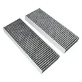 Bora BAKFS Aktivkohlefilter-Set (2 Stück) von AllSpares - Silber/Schwarz