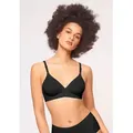 Triumph Bügelloser BH Micro Fun nahtlos vorgeformte Cups schwarz 90
