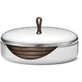 Georg Jensen SKY COASTER SET SS LEATHER 4 PCS 10016976 - Silber