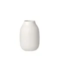 blomus Vase -COLORA- | Keramikvase für Blumen & Dekoration | Blumenvase Farbe Moonbeam matt | Größe S