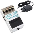 Boss TE-2 Tera Echo Ambient Delay Pedal Effektgerät + 9V Netzteil