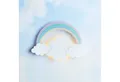 Lights4fun LED Wandleuchte Regenbogen und Wolke Wandlampe Kinderzimmer