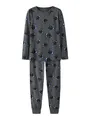 Nkmnightset Dark Grey Mel Skull Noos