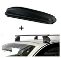 Dachbox JUEASY300L+Dachträger K1M für für Mini Cooper 5Türer ab 14