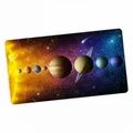 nikima Schreibtischunterlage Vinyl Schreibtischunterlage Sonnensystem bunt