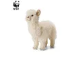 WWF Kuscheltier Plüschtier Alpaka (31cm, weiß), stehend