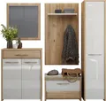 Garderoben-Set OTTO HOME "Gala", beige (beige hg, pacific walnuss decor), B:189cm H:192cm T:36cm