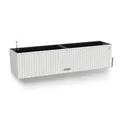 Lechuza "BALCONERA Cottage 80" Pflanzgefäß mit ERD-Bewässerungs-System, Weiß, 79 x 19 x 19 cm