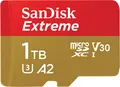 SanDisk Extreme 1 TB microSDXC UHS-I Speicherkarte + Adapter & Rescue Pro Deluxe