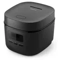 Philips Mini Reiskocher 3000 Series, 5 Einstellungen, 0,54 l, 400 W, schwarz (HD3080/80) - Schwarz