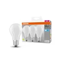 3er Pack OSRAM LED BASE E27 Lampe matt 7,5W Ersatz für 75W neutralweiß 4000K