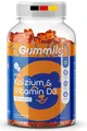 Gummily® Kalzium & Vitamin D3 Gummibärchen für Kinder - LABORGEPRÜFT – Zuckerfrei & Hochdosiert (320mg-Calcium + 800 I.E. D3) – Leckerer Orangengeschmack – Alternative zu Kalzium Tabletten & Kapseln