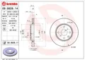 2X BREMSSCHEIBE VORNE BREMBO 09992811 FÜR CITROËN PEUGEOT TOYOTA