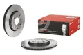 2x Bremsscheibe PRIME LINE - UV Coated BREMBO 09.9928.11 für CITROËN PEUGEOT C1