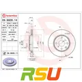 2x Brembo Bremsscheibe PRIME LINE - UV Coated 09.9928.11 Höhe 35 mm