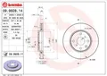 2x BREMBO 09.9928.11 Bremsscheibe für CITROËN PEUGEOT TOYOTA