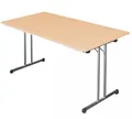 Klapptisch 140x80 cm Besprechungstisch Konferenztisch Computertisch Buche 350611