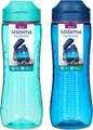 sistema Trinkflasche Sistema Active Sport-Wasserflaschen, 800 ml BPA-frei, 2 Stück