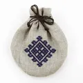Olympus Kogin Stickpackung "Kinchaku Beutel Yasukosashi", Zählmuster, 17,5x15cm,