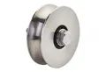 SO-TECH® Torbeschlag Schiebetürbeschlag, Schiebetorrolle oder Laufschiene (1 St), Torrolle, Ø80 (R10), inkl. Montageset, Edelstahl SS304