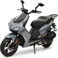 Motorroller 50 ccm Burnout BAD s Grau 25 km/h - Grau