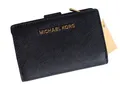 MICHAEL KORS Damen Geldbörse Wallet JET SET TRAVEL BIFOLD ZIP schwarz