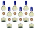 6x  Lungarotti Brezza Bianco Weißwein trocken 11,5% Vol.  -  0,75 L
