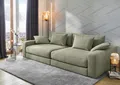 Jockenhöfer Gruppe Big-Sofa Milano XXL, B: 290 cm, mit Zierkissen, Relaxfläche 120x240 cm, Federkern