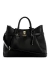 GUESS Damen Yesba Girlfriend Satchel Ranzen, Schwarz