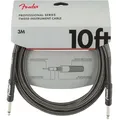 Fender Professional Series Instrumentenkabel - 3 Meter - Black Tweed - Instrumentenkabel