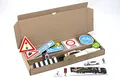 WISSNER® Magnetische Verkehrszeichen - 124-Teiliges Straßenschilder-Lernset für Kinder aus MAG-Pap, Made in Germany, Spiel-Verkehrsschilder für Kinder